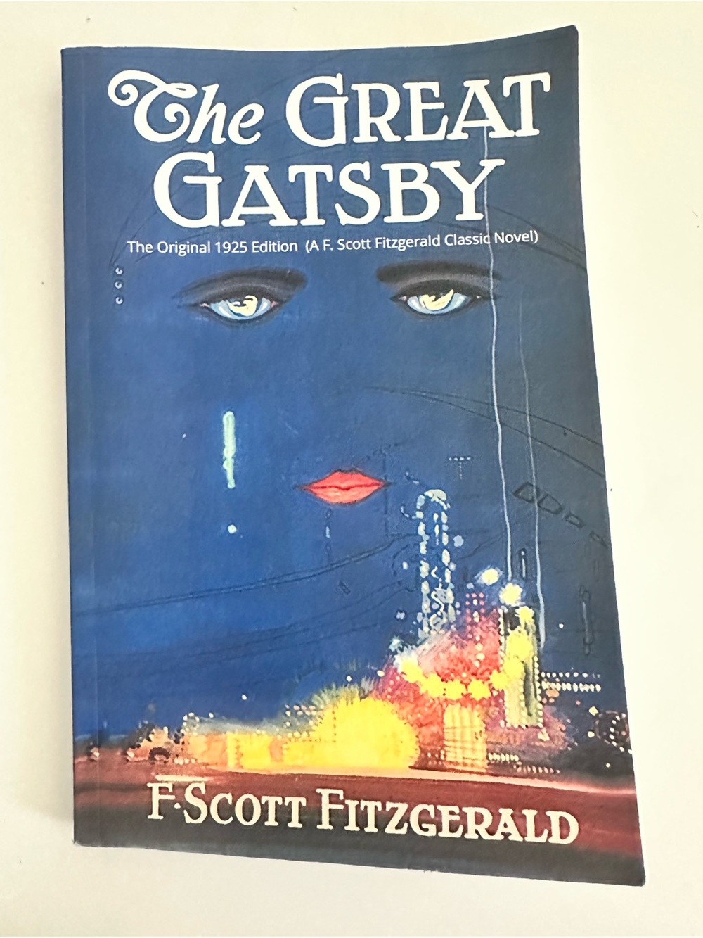 The Great Gatsby Paperback - Blue Cover